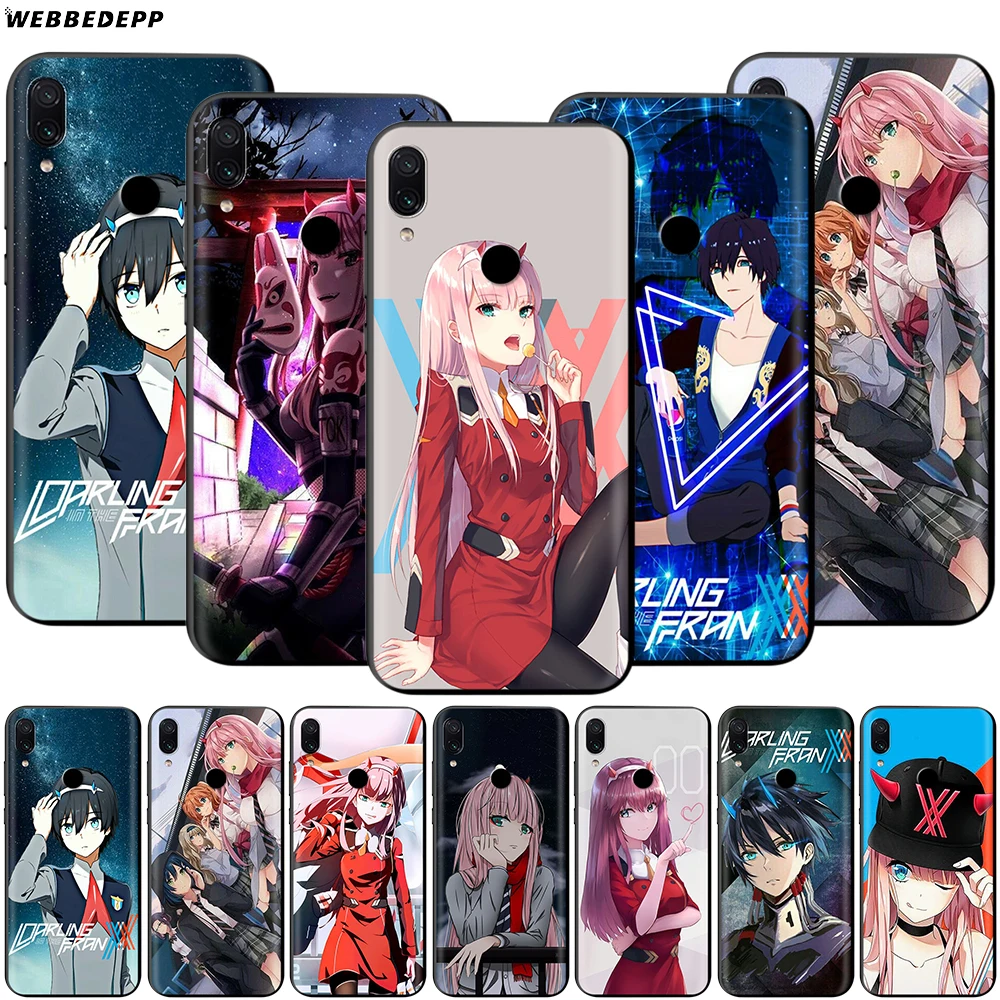 

Webbedepp The Franxx Anime Case for Xiaomi Redmi 4A 4X 5 5A 6 6A 7 7A S2 Note Go K20 Pro Plus Prime