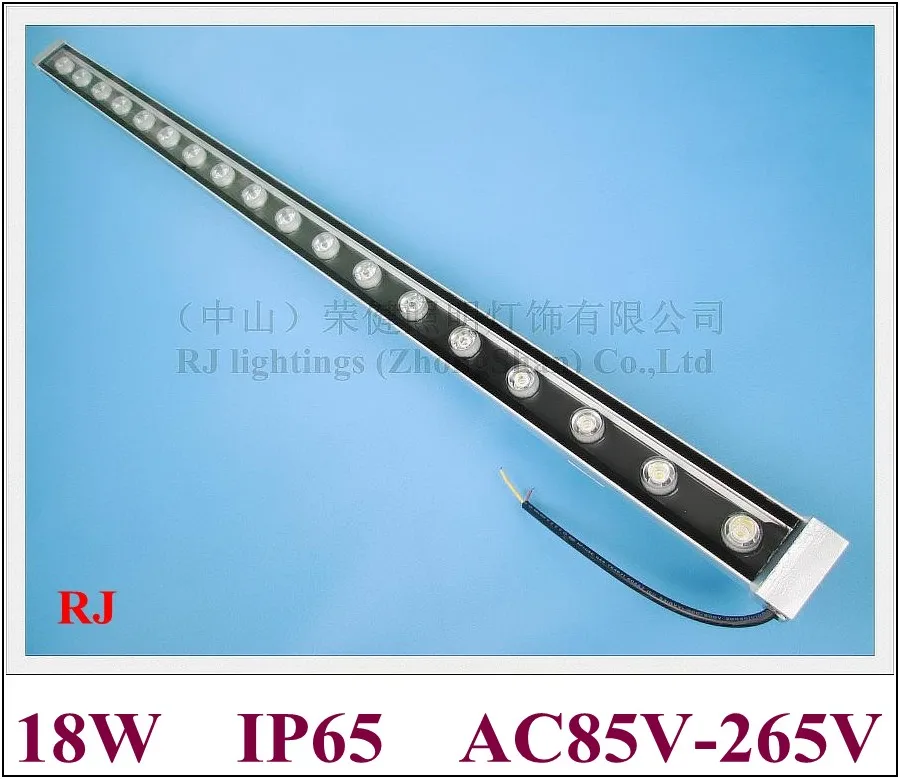 LED wall washer 18W high power wash wall light lamp staining light LED bar AC85-265V RGB or single color optional