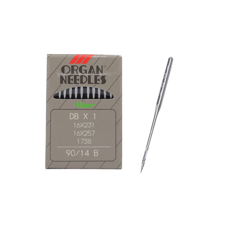 

10pcs/lot ORGAN NEEDLES DBX1,6 Size,Industrial Lockstitch Sewing Machine ,Singer.JUKI Round Head