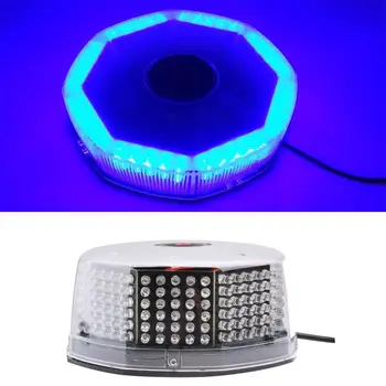 

240 LED Super Blue Car Harzard Beacon Emergency Magnetic Strobe Flash Light Bar 12V