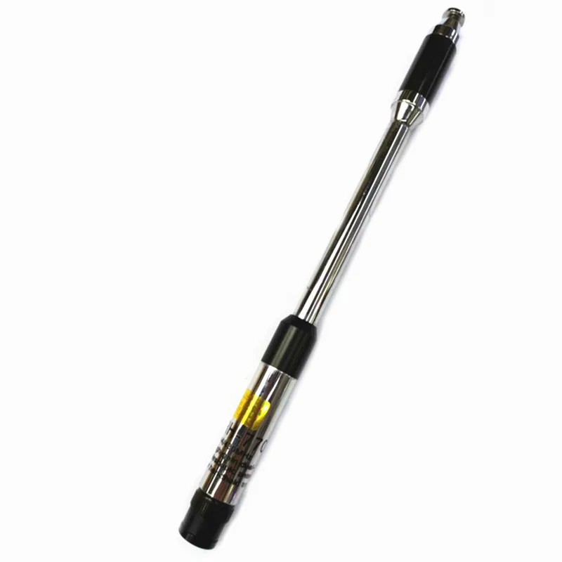 Rh-770s double stage trolley antenna rh770 high gain antenna 93cm for ICOM IC V8 IC V82 IC V85 IC V80 radios - Color: Black