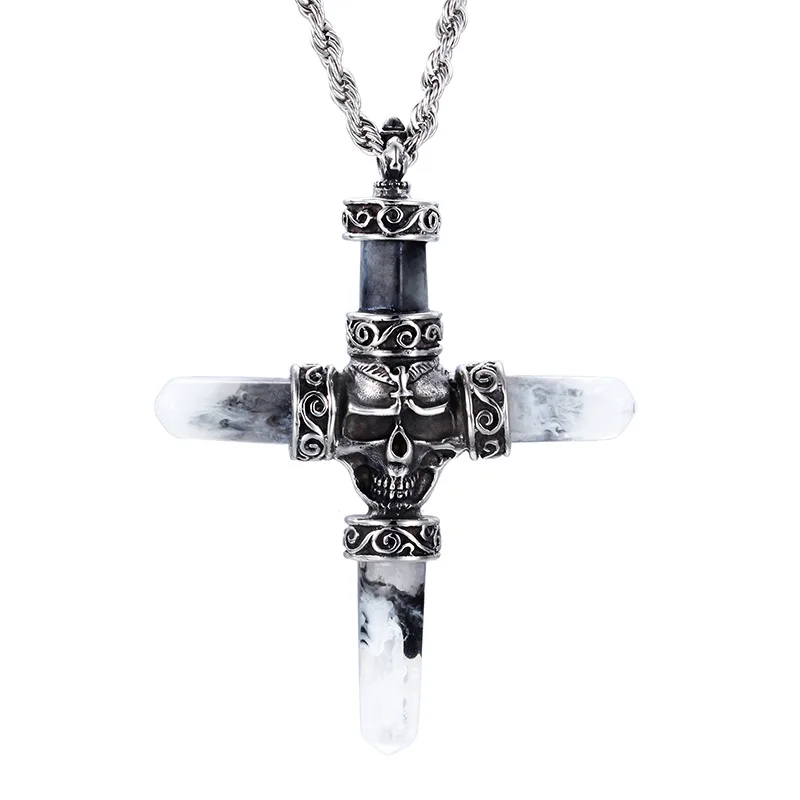 Pendant-Men-s-Style-Men-s-Style-Decorative-Retro-Fashion-Men-s-Skull-Cross (1)