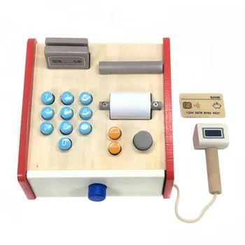 

1 Set Funny Portable Simulation Cash Register Toy Educational Plaything Pretend Play Toy for Kids Girls Boys