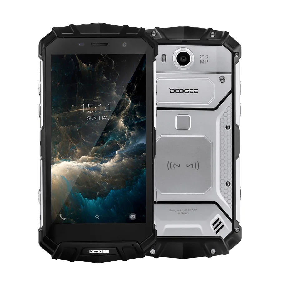 DOOGEE S60 Lite IP68 Rugged Wireless Charge 4GB 32GB 5580mAh 12V2A Quick Charge Octa Core 5.2'' FHD 16MP Camera Smartphone