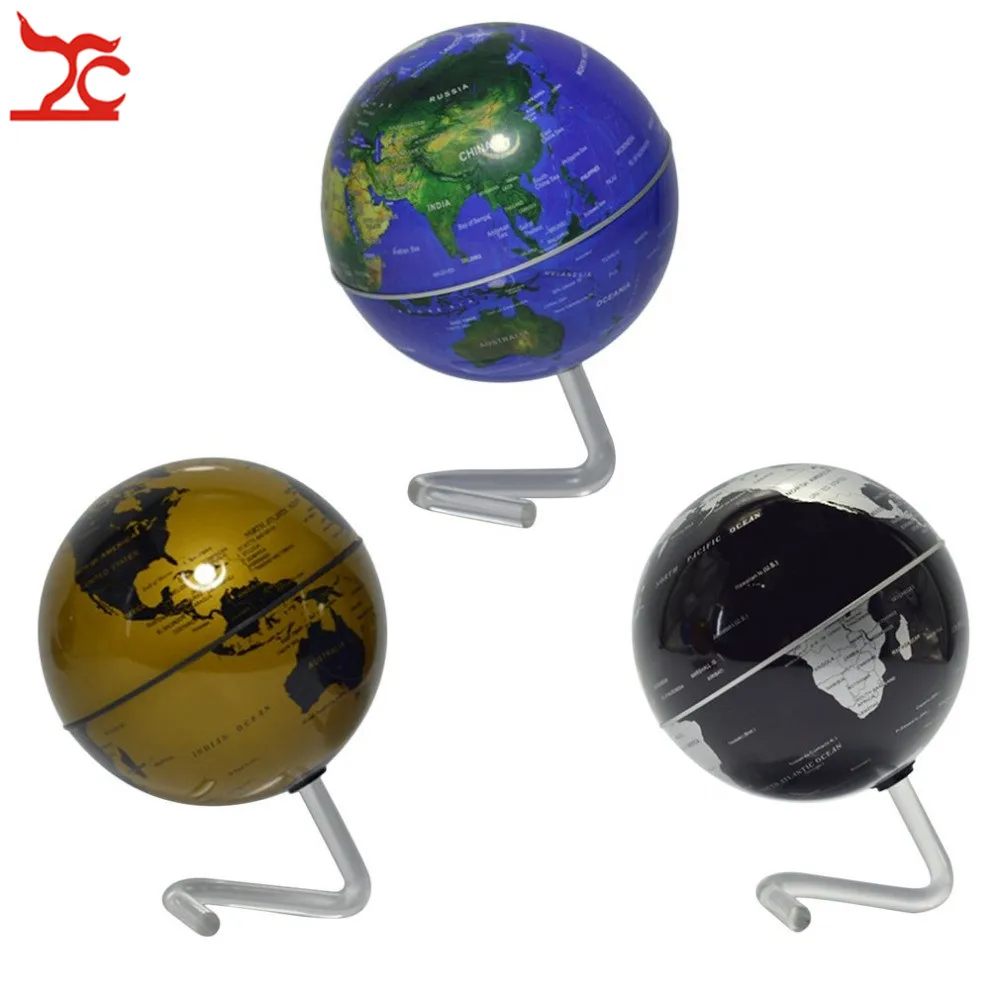 Вращающийся глобус географическое расположение Карта мира глобальная витрина