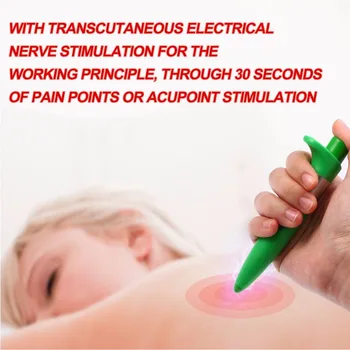 

Handhled Electronic Pulse Analgesia Pen Acupuncture Point Massager health care pens massage Body Pain Relief extender Massage