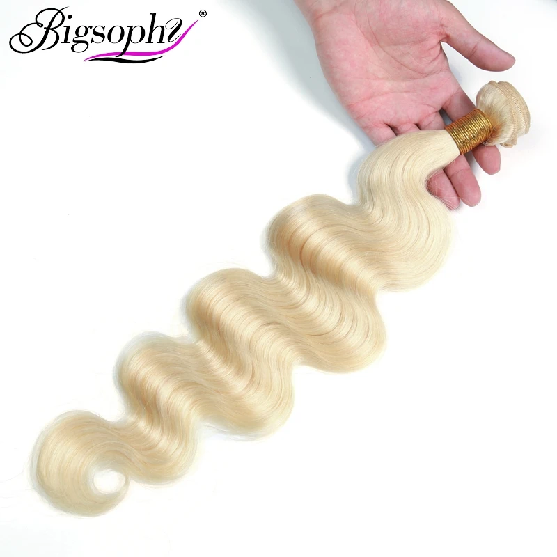 613 bundles Brazilian Hair Body Wave Bundles 1 pcs 3 pcs 4pcs Blonde bundles Hair Extensions Human Remy Hair 8-30 inch Bigsophy 613 bundles Brazilian Hair Body Wave Bundles 1 pcs 3 pcs 4pcs Blonde bundles Hair Extensions Human Remy Hair 8-30 inch Bigsophy