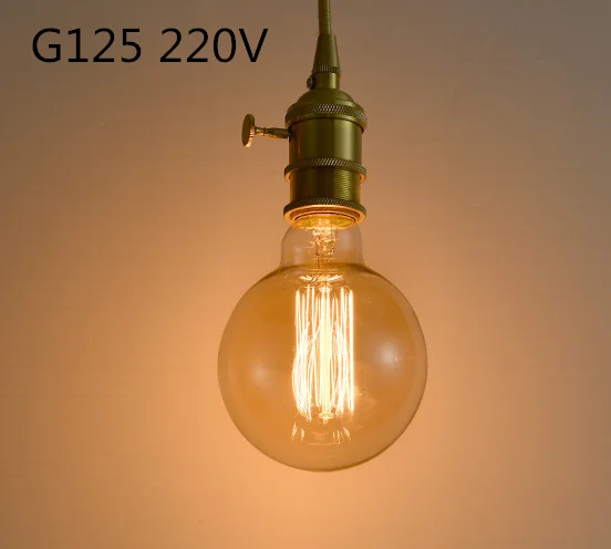 Edison Bulb E27 40W 60W 80W 220V C35 ST64 T45 BT53 A60 G80 G95 G125 Filament Incandescent Light Ampoule Vintage Lamp For Decor