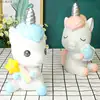 Cartoon Rainbow Unicorn Piggy Bank Creative Printed Resin Animals Horse Coin Money Saving Boxes Lovely Decoration Gift For Kids 3