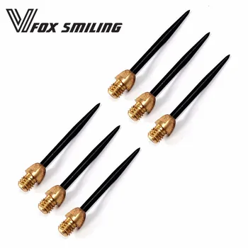 

6PCS Fox Smiling 28mm Professional Replaceable Dart Steel Tip Dart Accessories