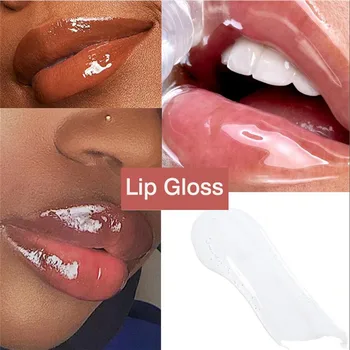 Big Lips Gloss Base Moisturizer Plumper Lip Gloss Long Lasting Sexy Lips Pump Transparent Waterproof