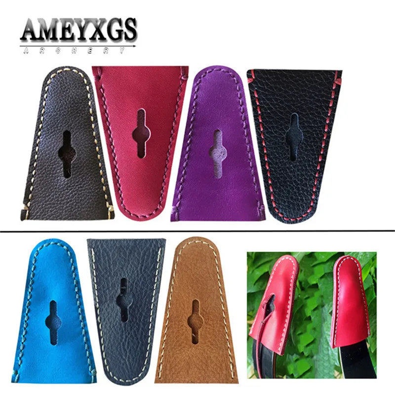 1pc American Hunting Bow Recurve Bow Limbs Tip Protector Cover Bowstring Noise Reduction Pad For
