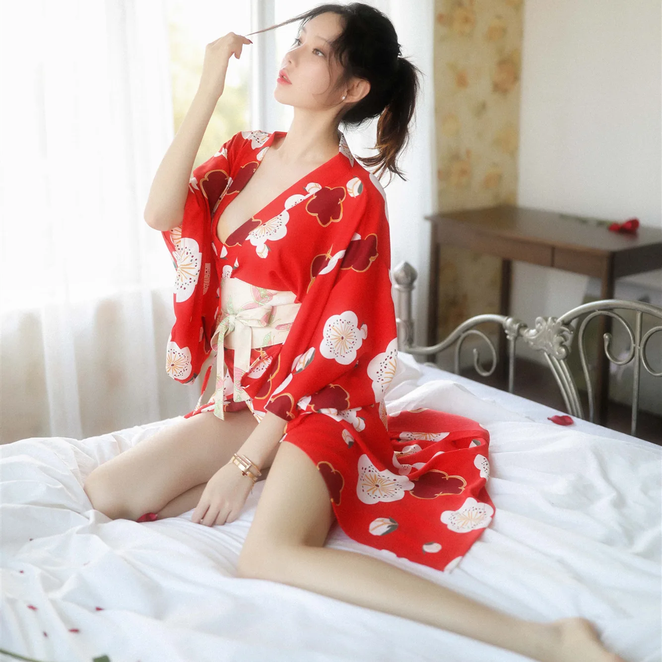 Японское кимоно для косплея дамское нижнее белье сцены в стиле Харадзюку длинное