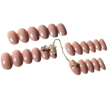 

24Pcs Fake Nail Piece Durable Nail Art Piece Lady False Nail for Women