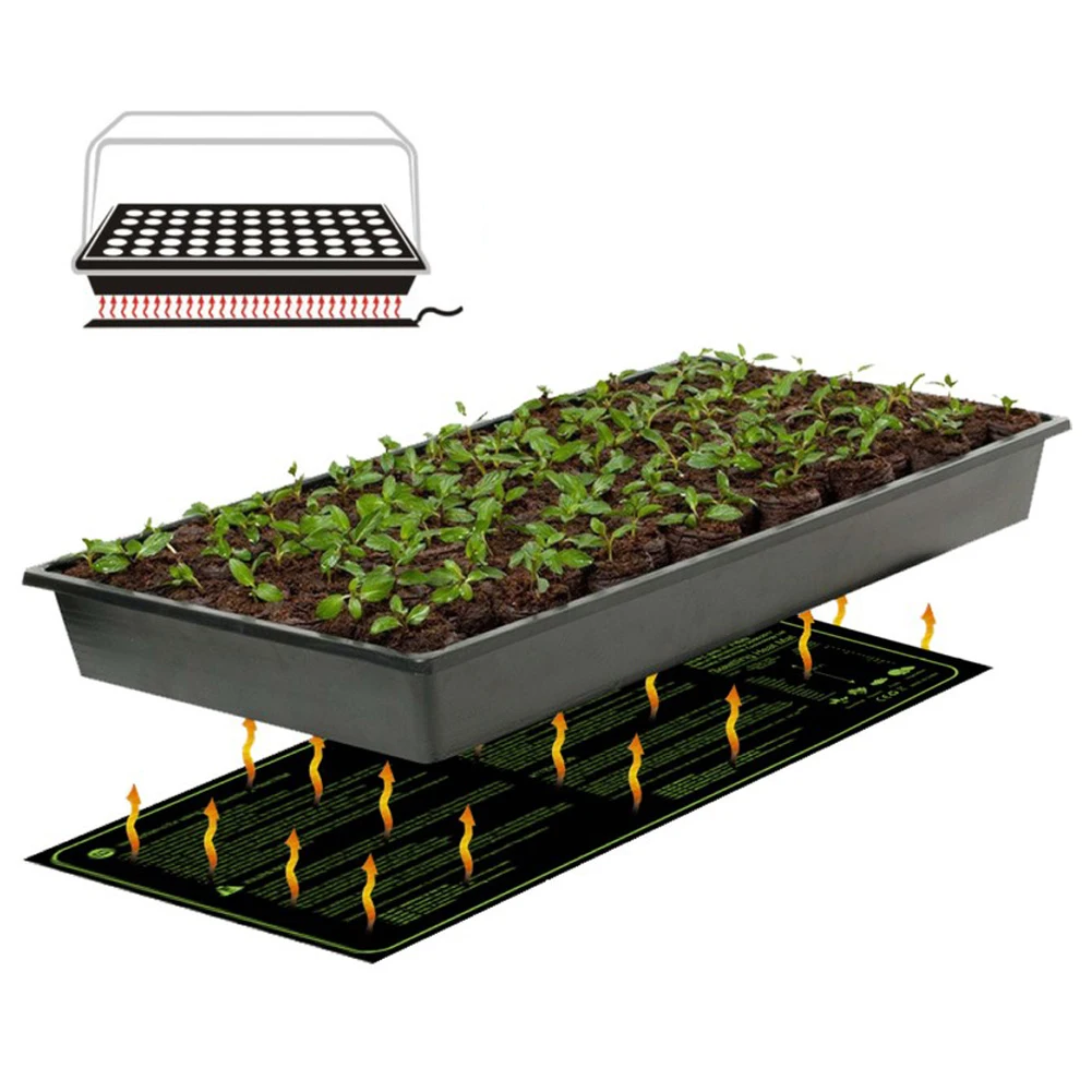 

EU/US/UK Waterproof Seedling Heat Mat Plant Seed Germination Propagation Clone Seed Starting Planter Warm Pad Heating Mat