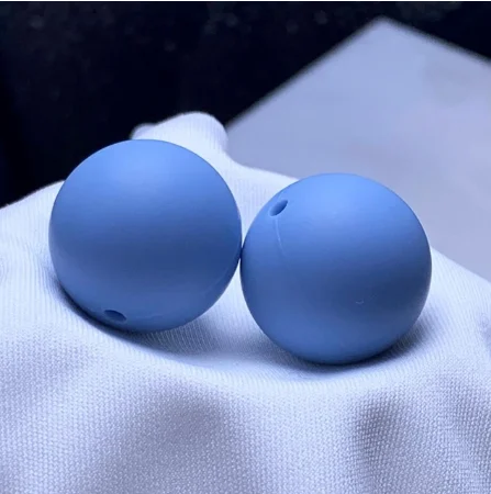 powe blue 10 мм/12 мм/15 мм 1000 шт Силиконовые Ожерелья s бусины для прорезывания зубов DIY BPA бесплатно силиконовые детские прорезывающие бусины оптом - Цвет: powe blue