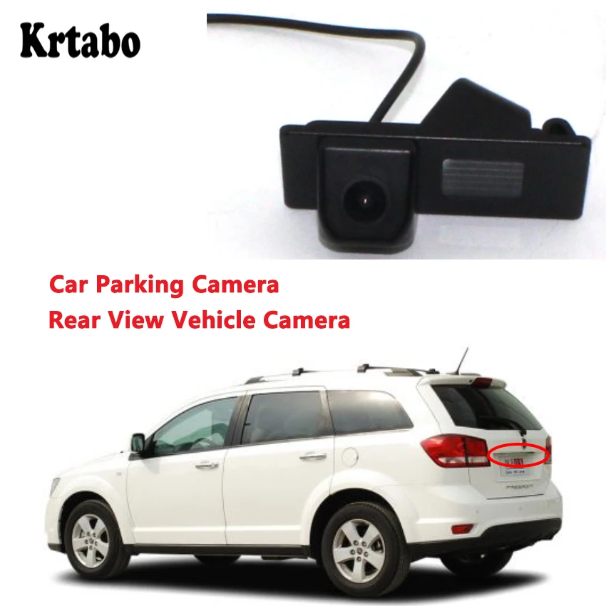 

Krtabo Rear View Camera For FIAT Freemont 2009 2010 2011 2012 2013 2014 Waterproof Reverse Backup Camera HD Car Parking Camera