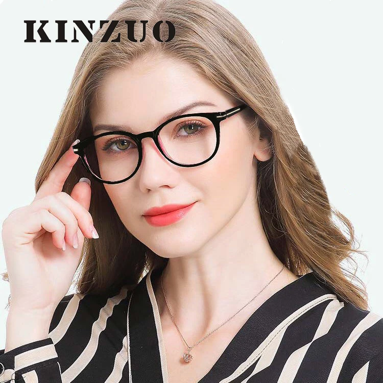 Очки для чтения KINZUO в овальной оправе высокой четкости диоптрий мужчин и женщин