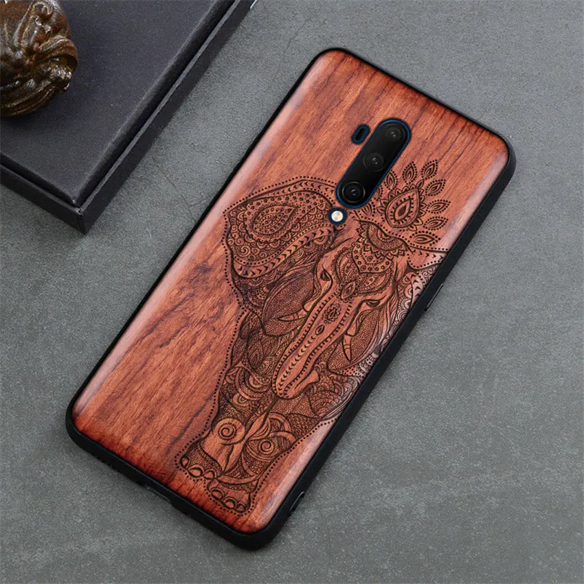 Oneplus 7 t чехол one plus 7 t pro Чехол пластиковый резной деревянный ящик coque boogic Oneplus 7 t Oneplus 7 pro Чехол по индивидуальному заказу - Цвет: 5