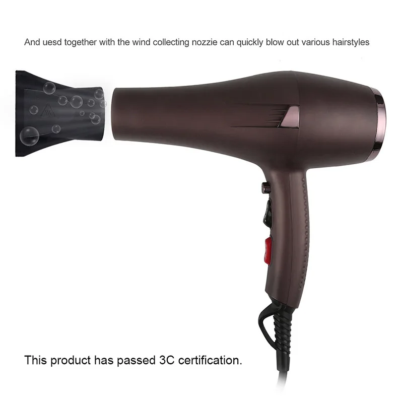 110v or 220v with EU US plug Hair dryer Hot and cold air blower Professional hair dryer Hair salon