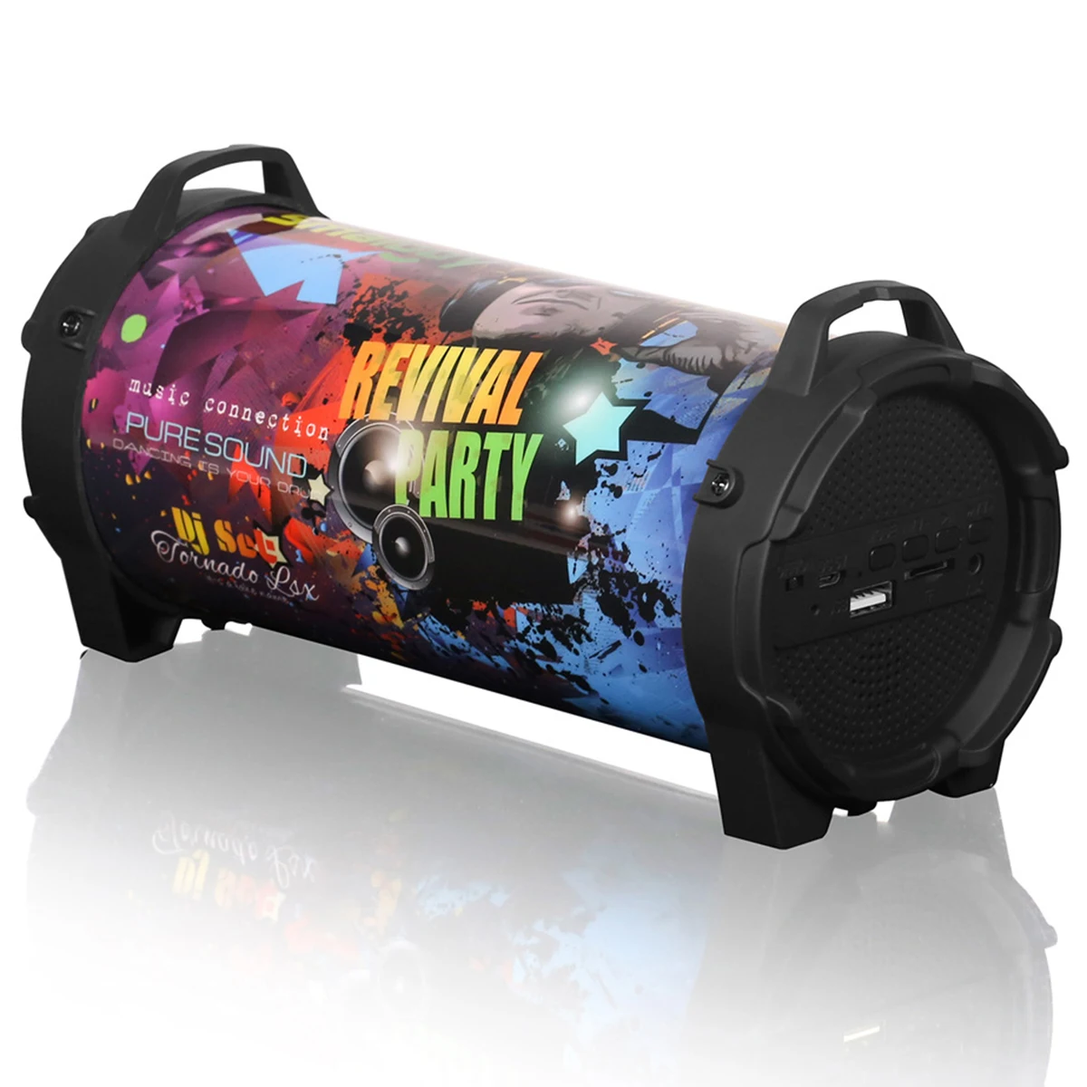 

Universal Wireless Bluetooth Speaker FM Radio Portable Outdoor Hifi Stereo Sound Subwoofer Handsfree Speaker Support TF U-Disk