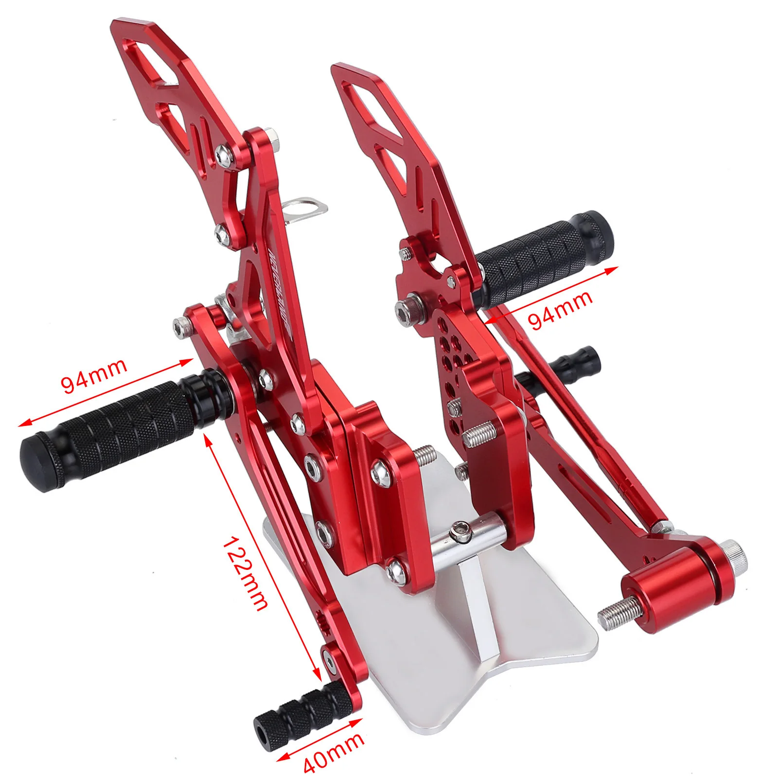 Наборы Rearset аксессуары CNC части для SUZUKI GSX-R600 GSX-R750 2006 2007 2008 2009 2010 регулируемые Задние подножки мотоцикла