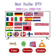 Europe IPTV Italy Germany Spain Portugal UK Sweden  Arabic Turkey Subscription For M3U Mag Android box Smart TV