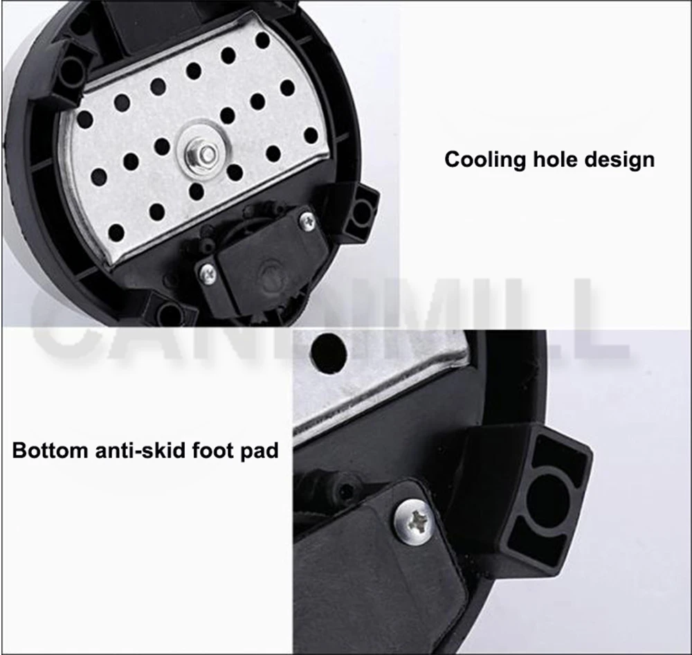 CANDIMILL Mini Electric Stove Oven Cooker Hot Plate Coffee Tea Heater Multifunctional Mocha Heating Plate 220V 500W 6