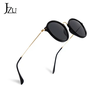 

JZU Lady Round Sunglasses Candy Color Retro Brand Designer Male/Female Sunglasses Outdoor Classic High Quality Metal Sunglasses