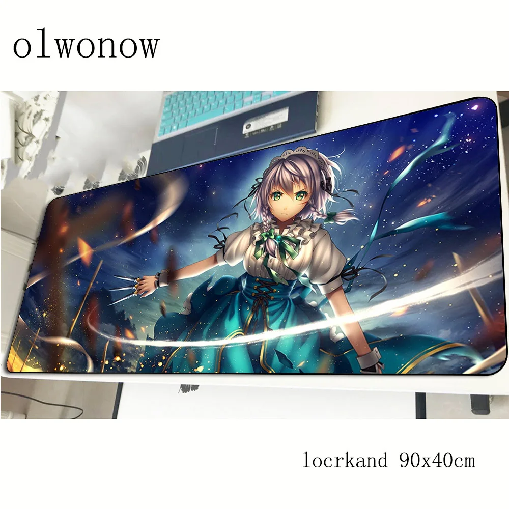 Touhou коврик для мыши, компьютерный геймер, инди-поп коврик для мыши 900x400x3 мм, профессиональный коврик для мыши, гаджет, офисные настольные коврики