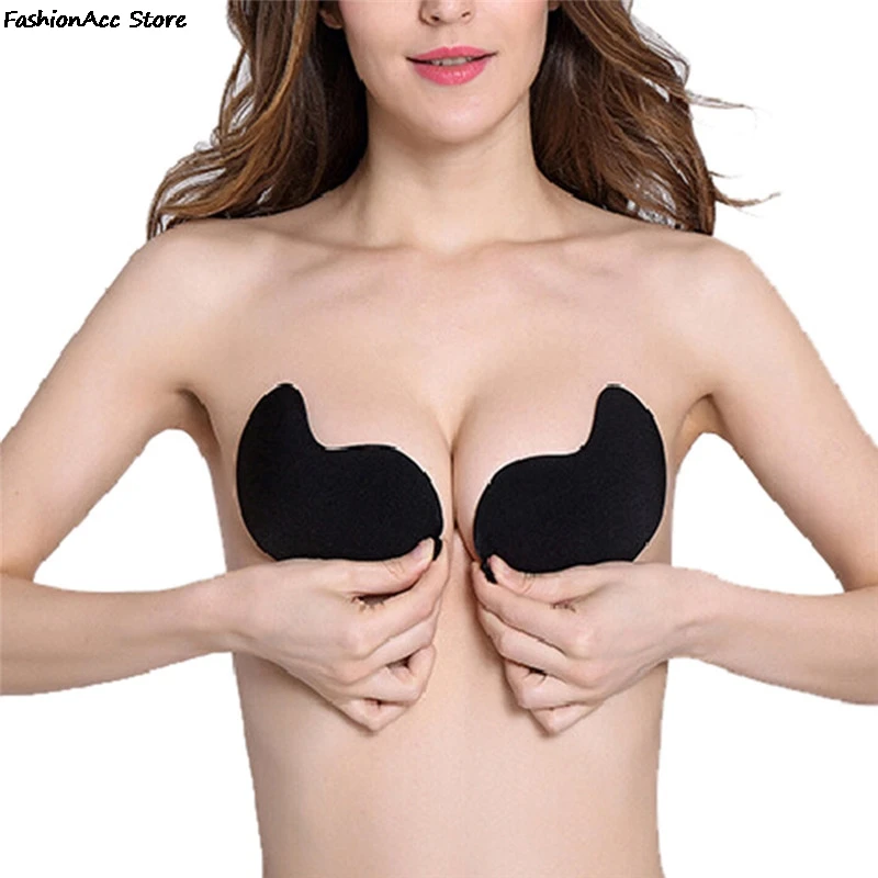 A/B/C Fly Bra Strapless Silicone Push Up Bra Self Adhesive Backless
