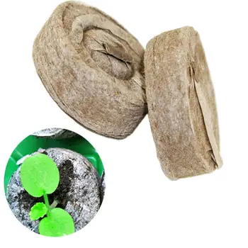 

40Pcs 30mm Peat Pellets Seedling Soil Block Compressed Block Gardening Tool Potted Plant Seed Nursery Pot Nutritional Block