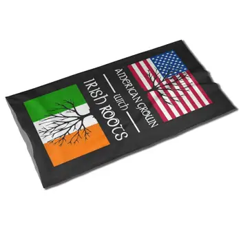 

American Grown with Irish Roots Unisex Outdoor Sport Scarf Headbands Bandana Mask Neck Gaiter Head Wrap Sweatband Headwear