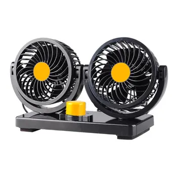 

Car fan Double headed Electric fan for refrigeration vehicle Inside big van and small van Two levels of strength 1 pcs
