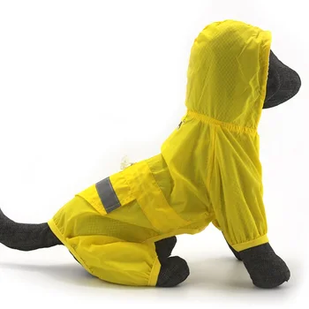 

Dog Raincoat Waterproof Hooded Dog Clothes Rain Coat Cloak Camouflage For Small large Puppy Pet Rainy XS XXL with hood
