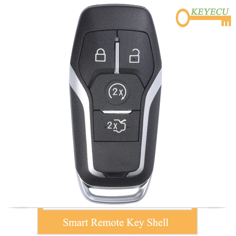 Смарт чехол KEYECU для автомобильного ключа с дистанционным управлением Ford Fusion Mondeo