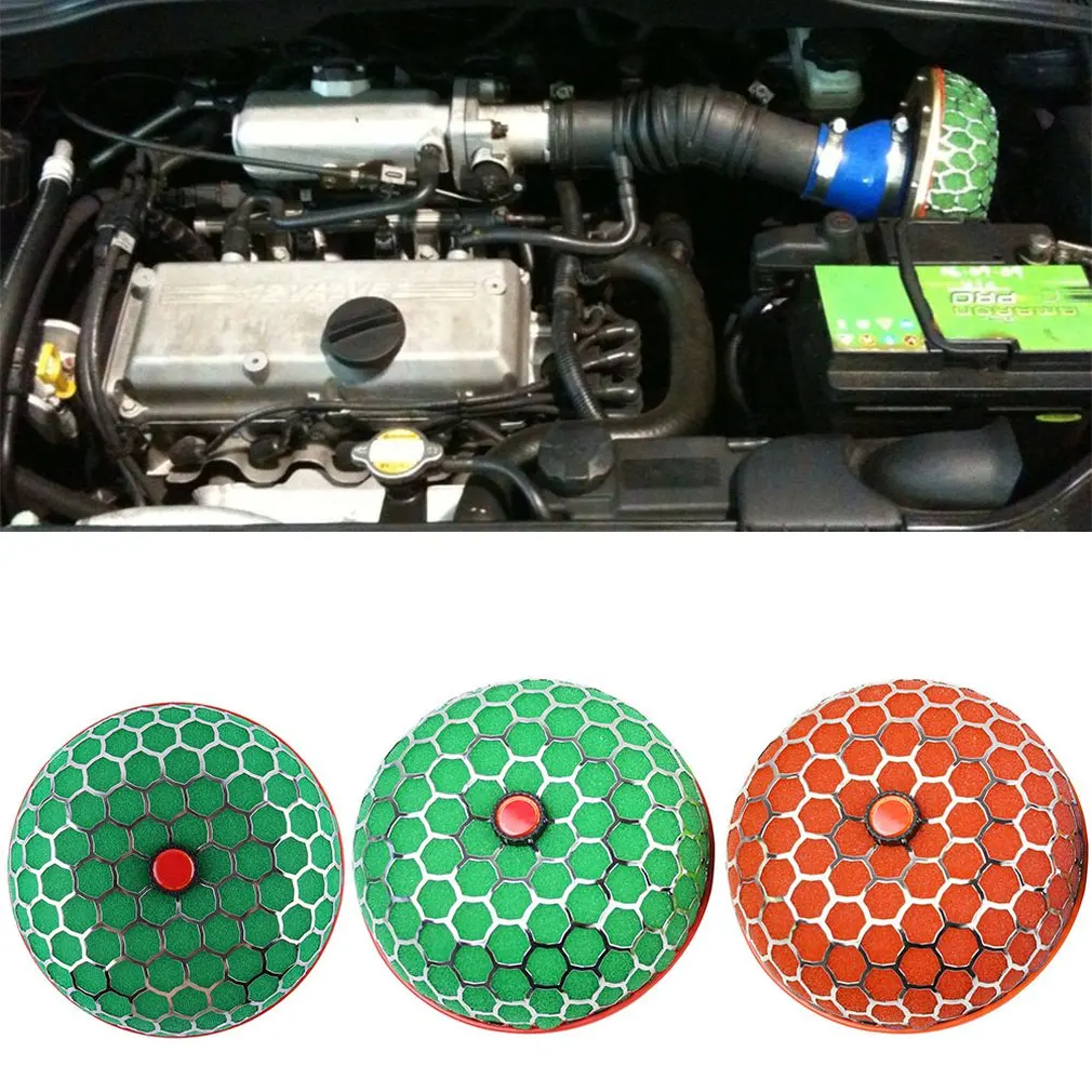 100mm super power flow reloading air filter cleaner imported mushroom cleanable life car supplies tools