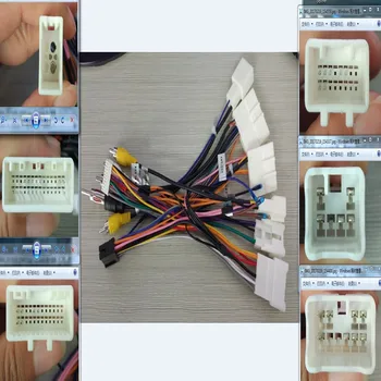 

Car radio audio wire harness adapter for nissan Qashqai 2008-2012 support factory camera bose amplifier only for dasaita DYX028