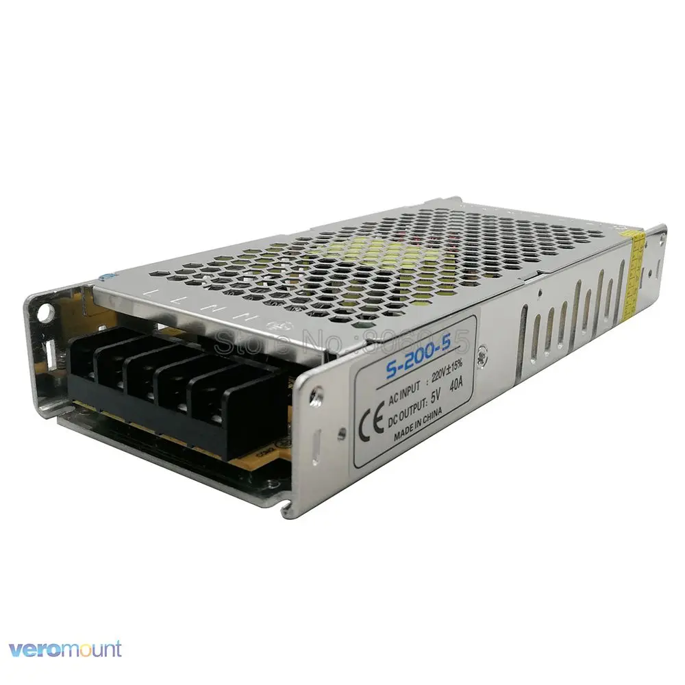 Ультра тонкий переключатель Питание DC 5V трансформаторы AC220V для DC5V 4A 20A 30A 40A 60A светодиодный драйвер преобразователя для Светодиодный полоски