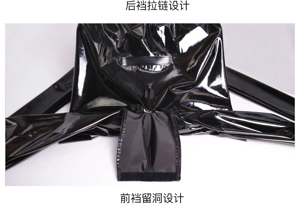 Ecoosexy Man Full Tights Cosplay Shiny Body Cover Bodysuit Wetlook Pvc Glitter Zipper Open Crotch Footman All-inclusive Straitjacket -Zentai shop online H28c8bf3afc6e495d9018a1183bdeddadb.jpg
