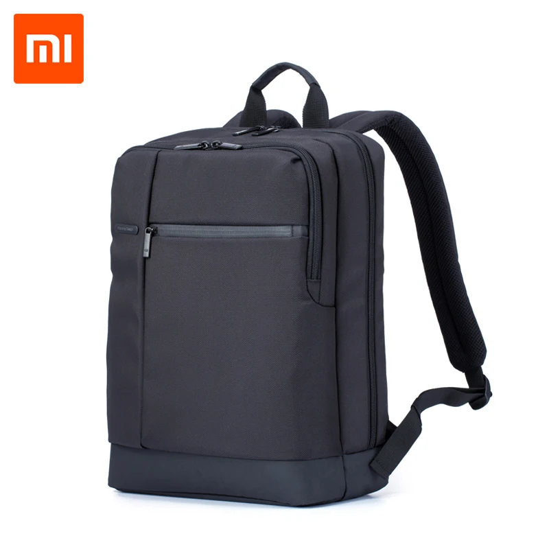 Дорожный деловой рюкзак Xiaomi с 3 карманами большие отделения на молнии из