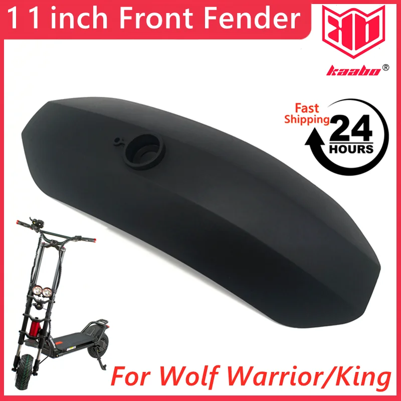 

Official Original Wolf Front Fender Part For Kaabo Wolf Warrior 11inch Front Mudguard Wolf King Electric Scooter Spare Accessory