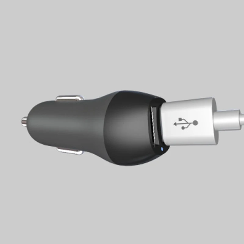 2.4A двойной Переходник USB для зарядки в машине 12-24 В Автомобильное быстрое зарядное устройство Универсальный мобильный телефон автомобильное зарядное устройство для смартфона планшета - Название цвета: Gray