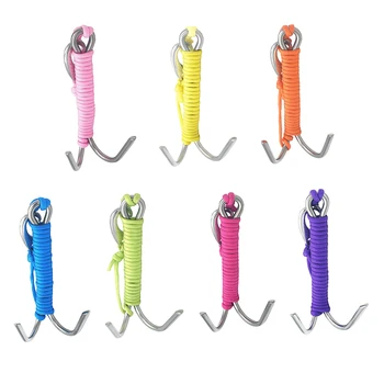 

Scuba Reef Hook Double Hook for Divers for Current Scuba Diving with 120cm 47" Line