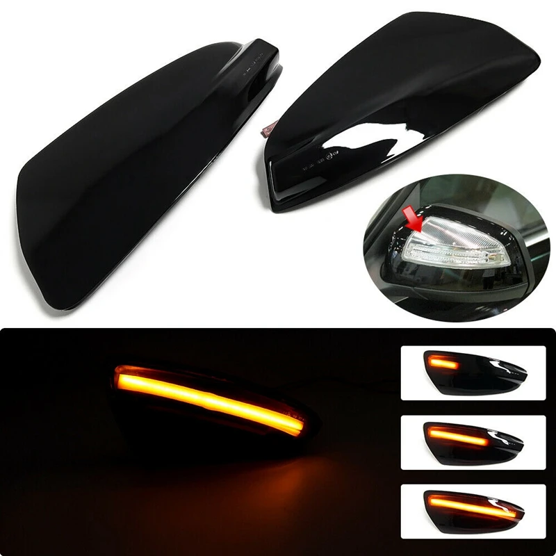 Car LED Dynamic Side Mirror Indicator Light Turn Signal Lights Lamp for