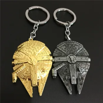 

Star Wars Spaceship Keychain Metal Alloy Battleship Keyring Holder For Men Women Car Bag Cool Key Ring Accessories Wholesale