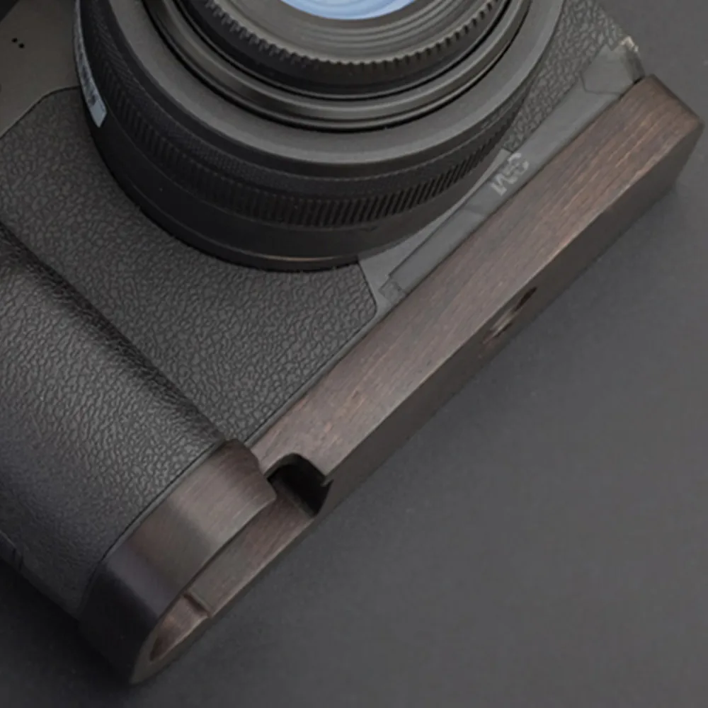 Hand Made Wooden Wood Hand Grip Base Plate Bracket For Canon EOS R