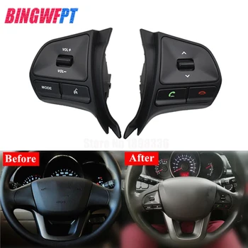 

Steering Wheel Audio Control Buttons for KIA K2 RIO 2011-2014 volume phone mode button switch