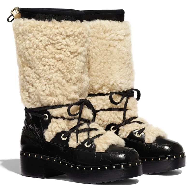 ENMAYER/ г., кожаные ботинки женские ботильоны на шнуровке, женские зимние ботинки из натуральной кожи с круглым носком женская обувь на квадратном каблуке