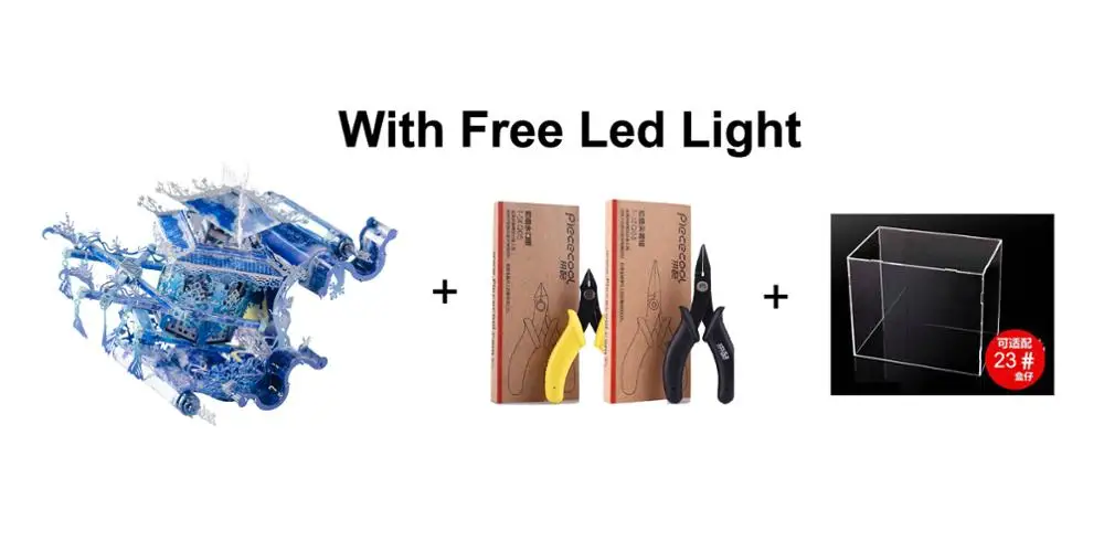 model with tools box